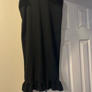 Urban outfitters black midi skirt never worn